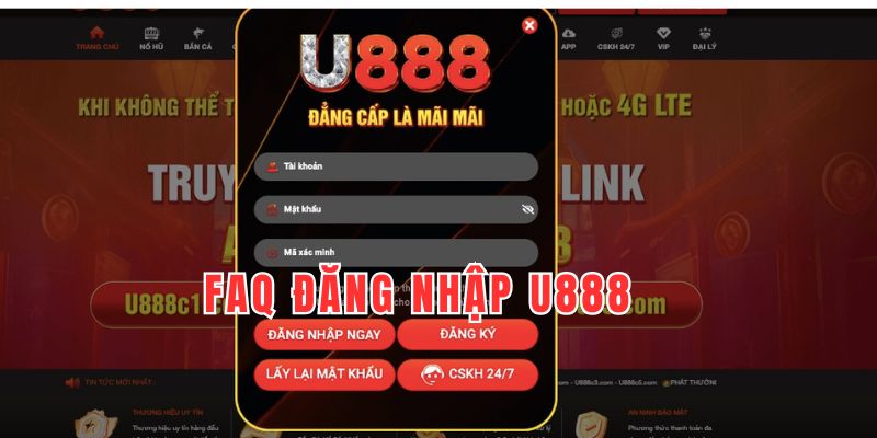 Các câu hỏi người chơi thường đặt ra khi đăng nhập vào nhà cái U888
