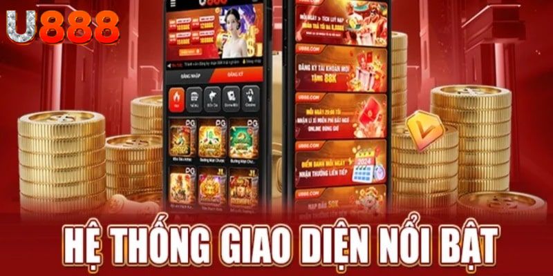 Trang cược với thiết kế ấn tượng